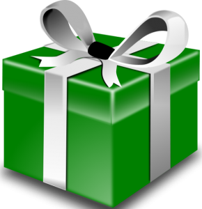 a holiday gift box